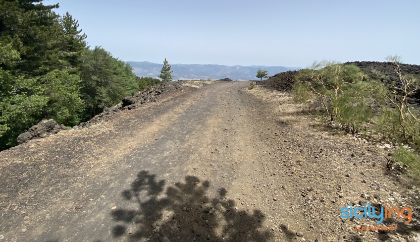 etna pista altomontana in e-mtb