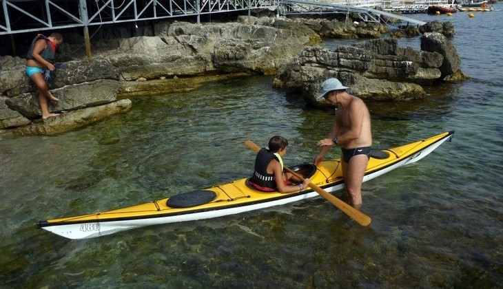 Kayakkurs Sizilien - Sportschule Sizilien