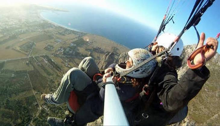 Paragliden Sizilien - Flug mit dem Gleitschirm