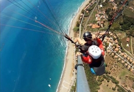 Paragliden Sizilien - Flug mit dem Gleitschirm 