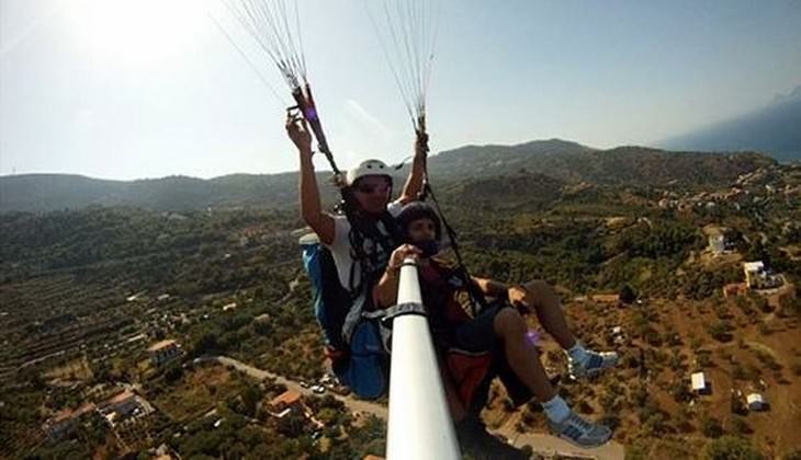 Paragliden Sizilien - Flug mit dem Gleitschirm