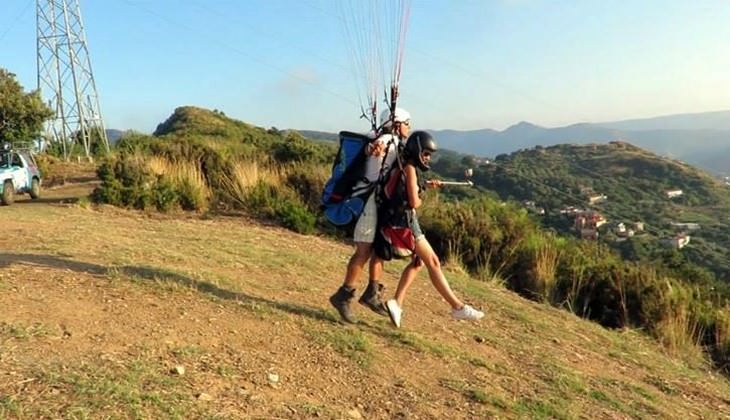 Paragliden Sizilien - Flug mit dem Gleitschirm