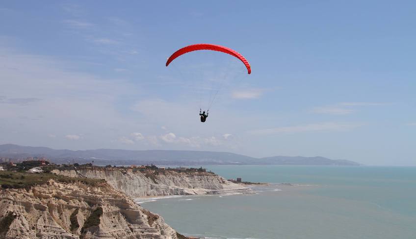 Tandem Gleitschirmflug Flüge nach Sizilien Tandemflug Palermo