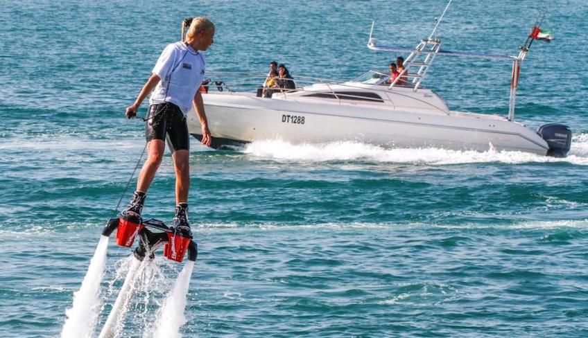 Flyboard in Italien - Extremwassersport