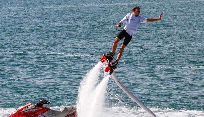 Flyboard in Italien - Extremwassersport