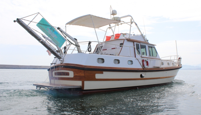 La barca per l'escursione