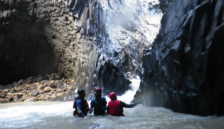 Alcantara Gorge Sizilien