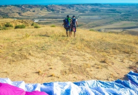 Paragliding in Sizilien